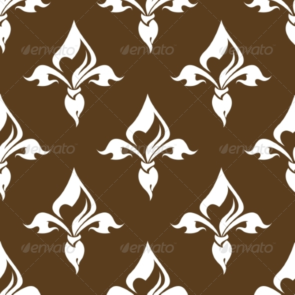 Seamless Floral Brown Pattern Seamless Floral Brown Pattern