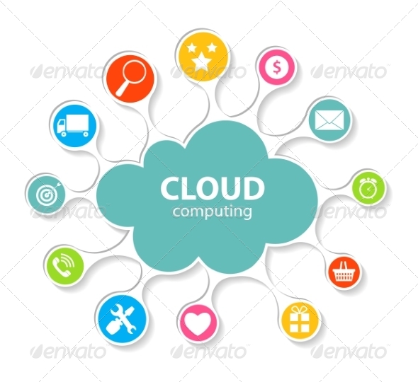 Cloud Computing Concept on Different Devices Cloud Computing Concept on Different Devices
