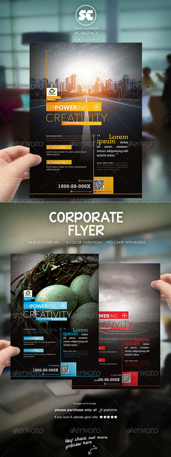 Clean & Modern Corporate Flyer Magazine Ads Clean & Modern Corporate Flyer Magazine Ads
