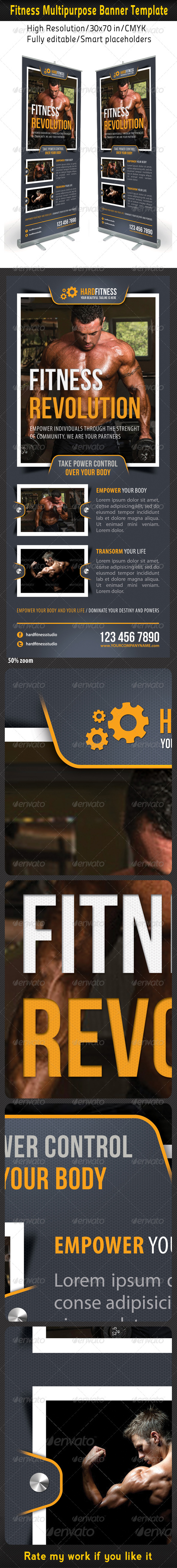 Fitness Multipurpose Banner Template 12 Fitness Multipurpose Banner Template 12