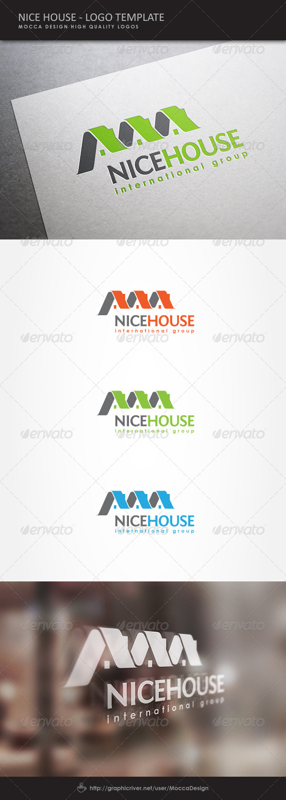 Nice House Logo - Buildings Logo Templates