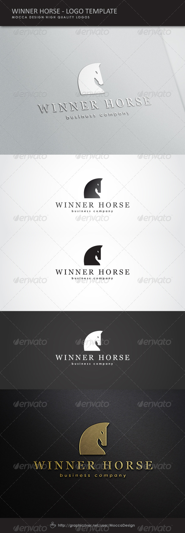 Winner Horse Logo - Animals Logo Templates
