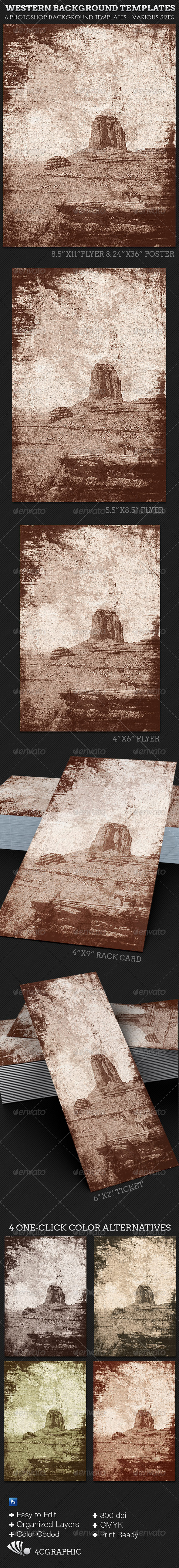 Western Background Template Western Background Template