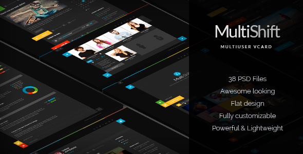 MultiShift | Multiuser vCard & Blog