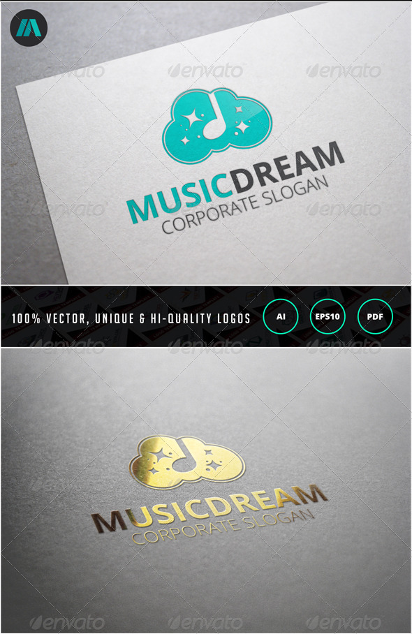 Music Dream Logo Template - Nature Logo Templates
