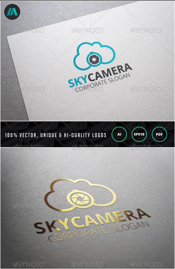 Sky Camera Logo Template - Objects Logo Templates