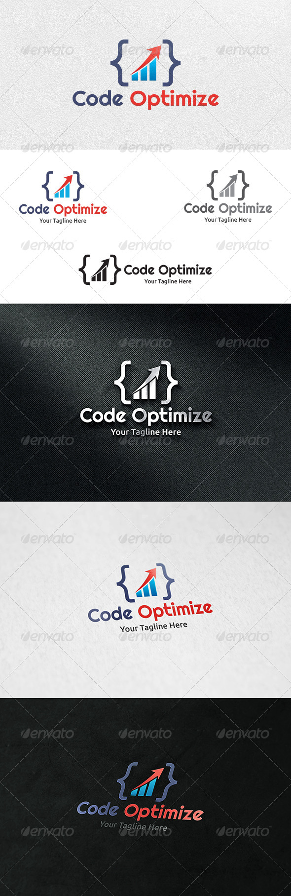 Code Optimize Logo Template Code Optimize Logo Template