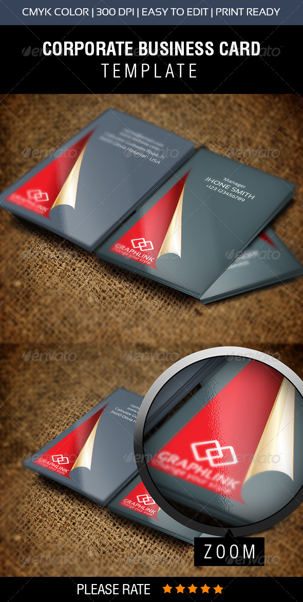 Red Carpet Business Card