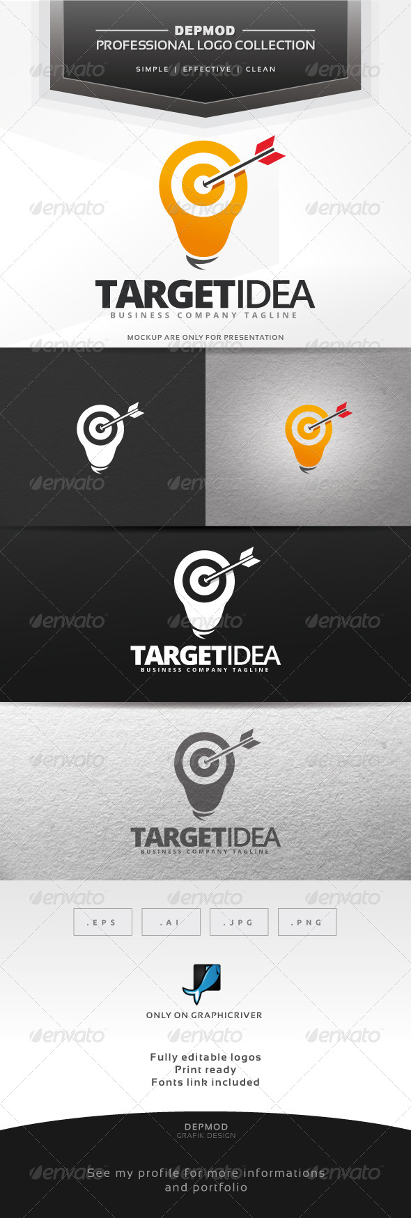 Target Idea Logo Target Idea Logo