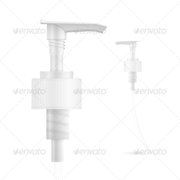White Pump for Liquid Soap Template White Pump for Liquid Soap Template