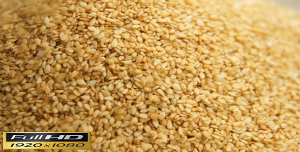Pouring Sesam Seeds Full HD Pouring Sesam Seeds Full HD