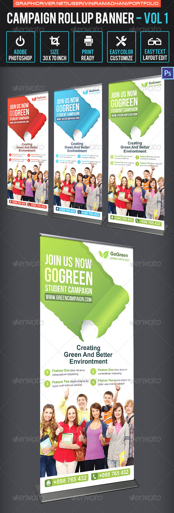 Campaign Roll Up Banner Volume 1 Campaign Roll Up Banner Volume 1