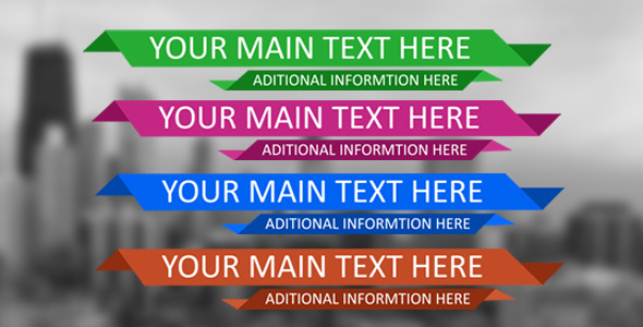 Lower Thirds Lower Thirds