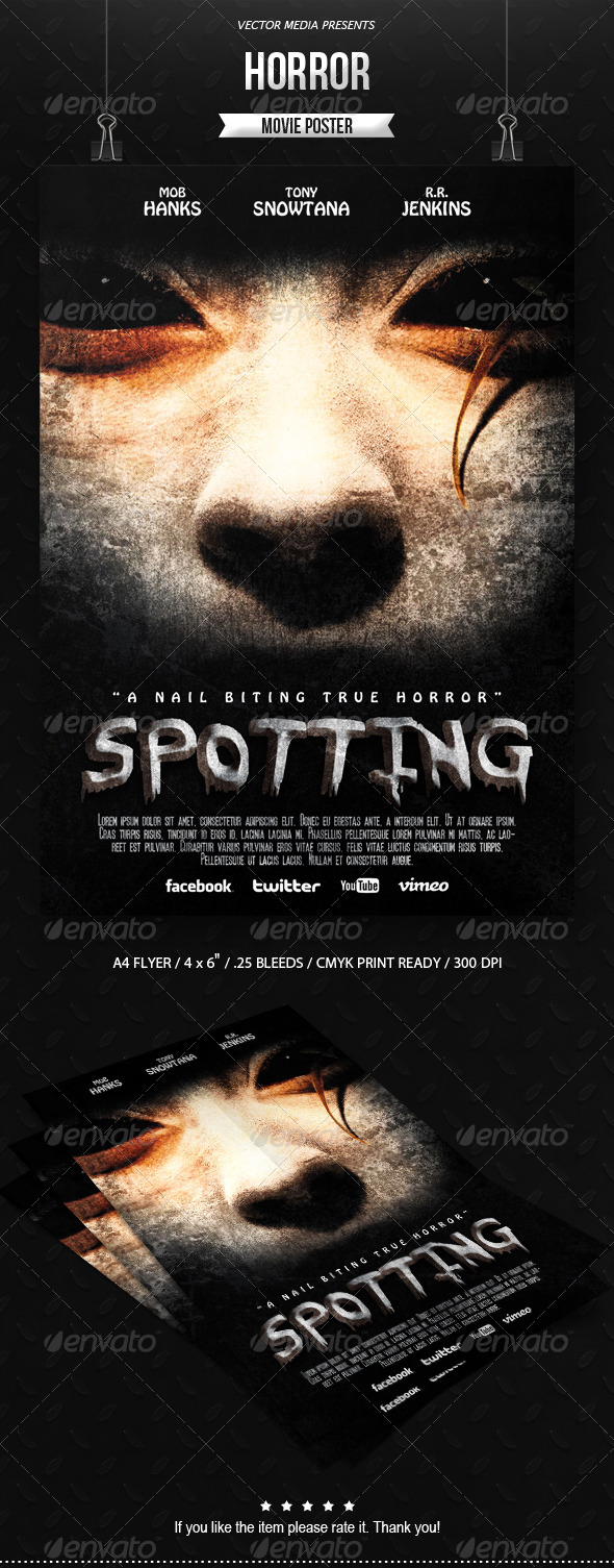 Horror Movie Poster Horror Movie Poster