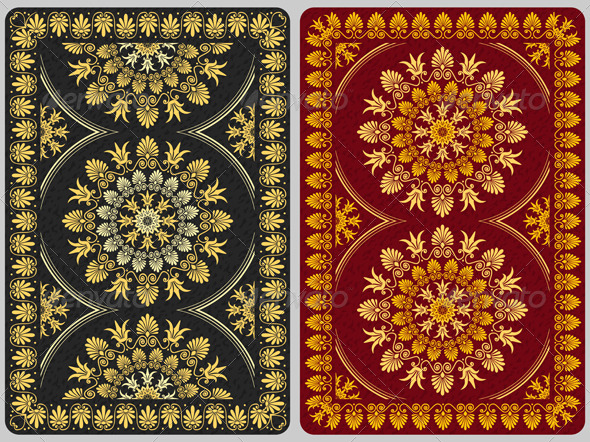 Floral Ornament Cards Background Floral Ornament Cards Background
