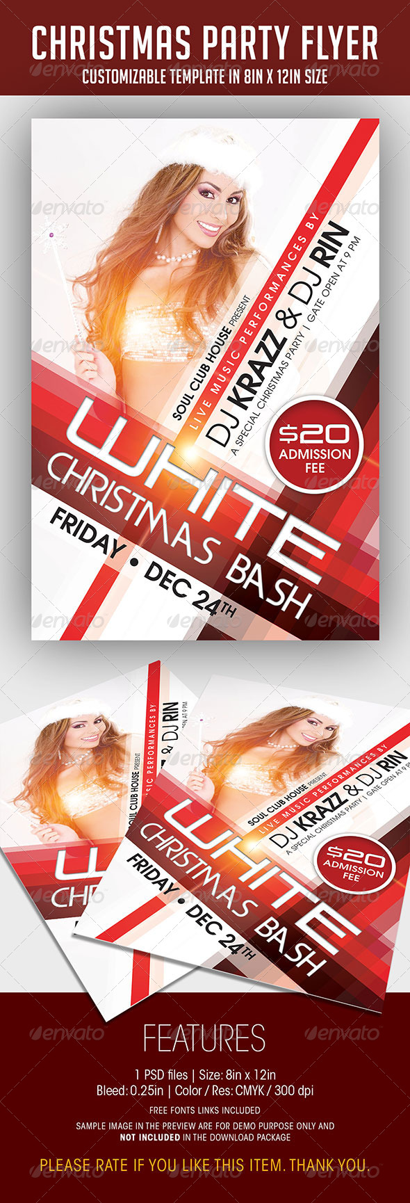 Christmas Party Flyer - Clubs & Parties Events