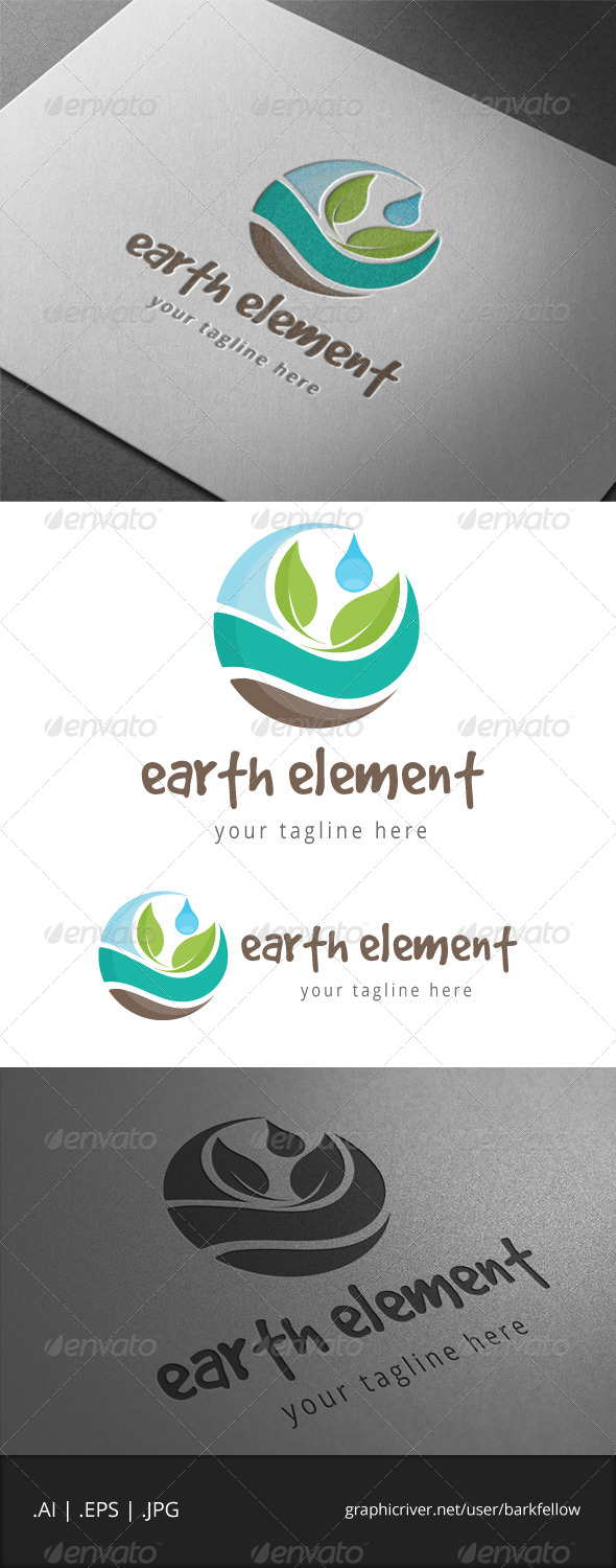 Earth Nature Element Logo | GraphicRiver