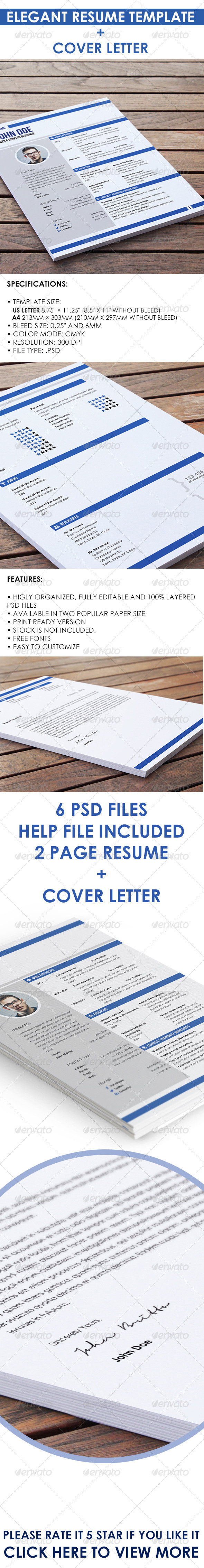 A4 and US Letter Resume Template