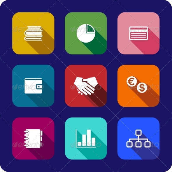 Flat Business Icons Flat Business Icons