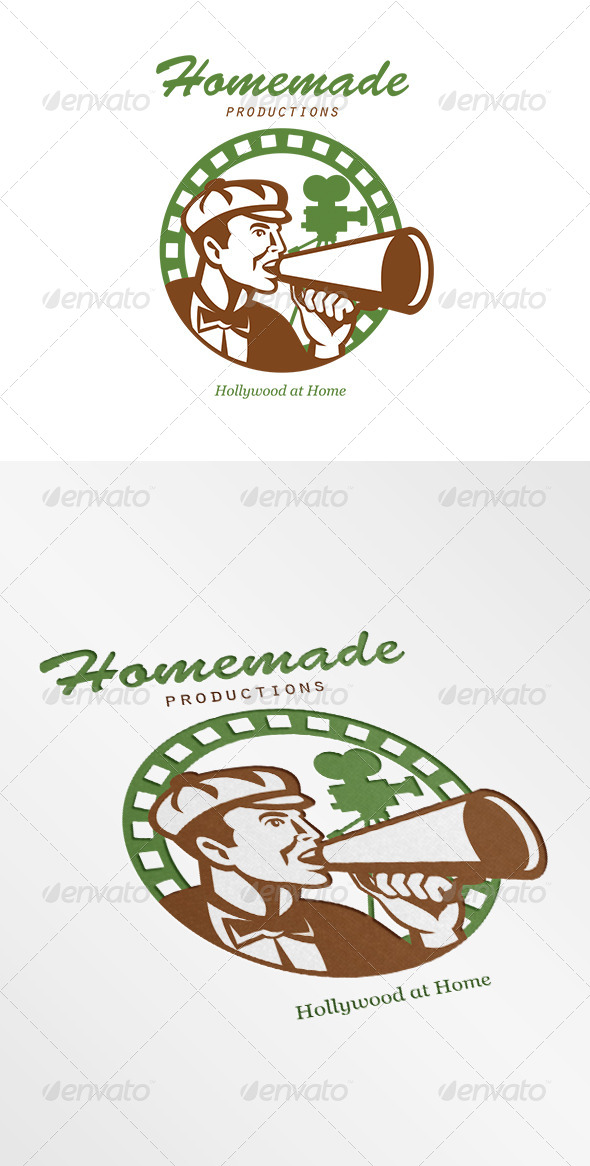 Homemade Productions Movie Camera Logo Homemade Productions Movie Camera Logo