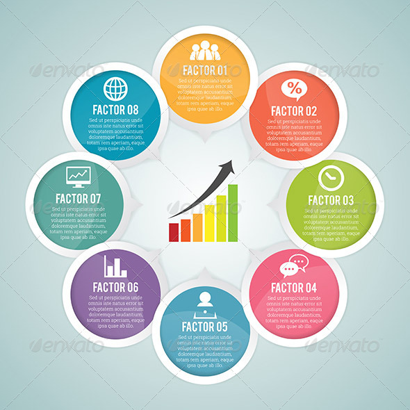 GraphicRiver Round Round Infographic Elements 6909866 GraphicRiver Round Round Infographic Elements 6909866