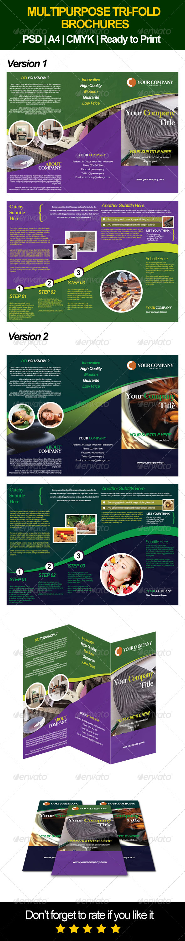 Multipurpose Brochure Multipurpose Brochure