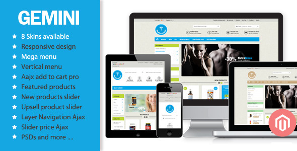 Gemini - Responsive Magento Theme