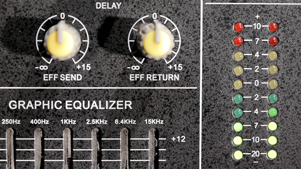 Music Mixing Desk With Equalizer Music Mixing Desk With Equalizer