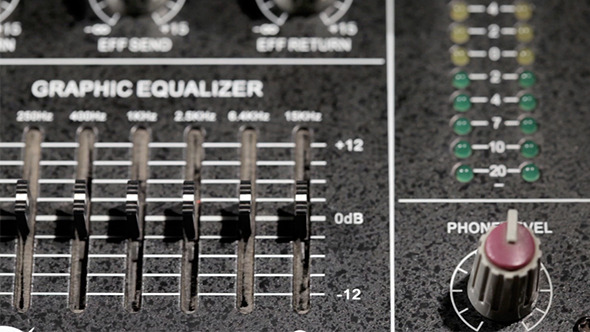 Music Mixing Desk With Equalizer Music Mixing Desk With Equalizer