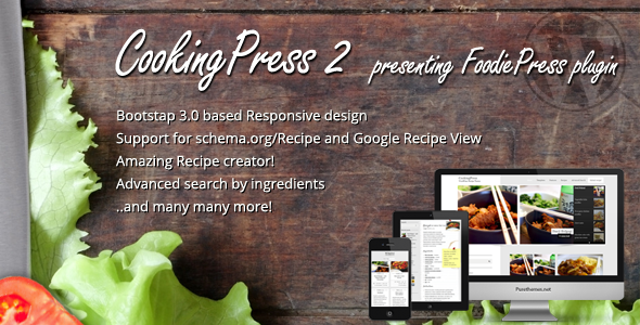 CookingPress - Recipe & Food WordPress theme - Food Retail