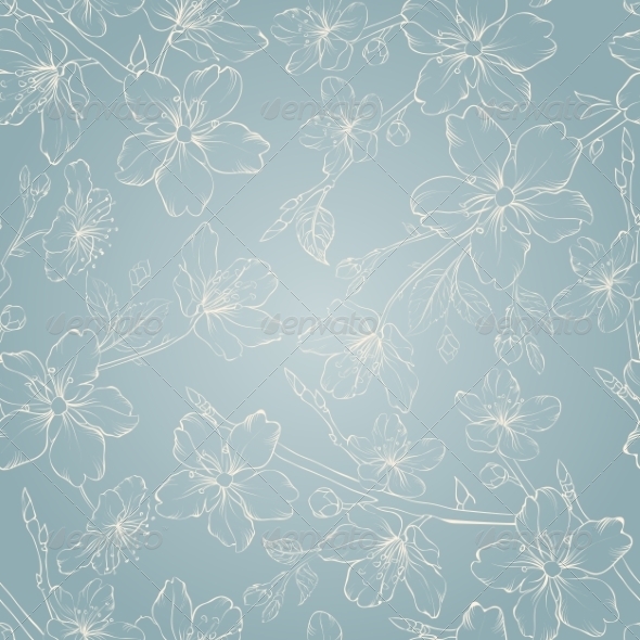 Cherry Blossom Seamless Pattern Cherry Blossom Seamless Pattern