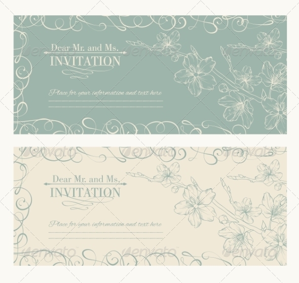 Decorative Card with Sakura Decorative Card with Sakura