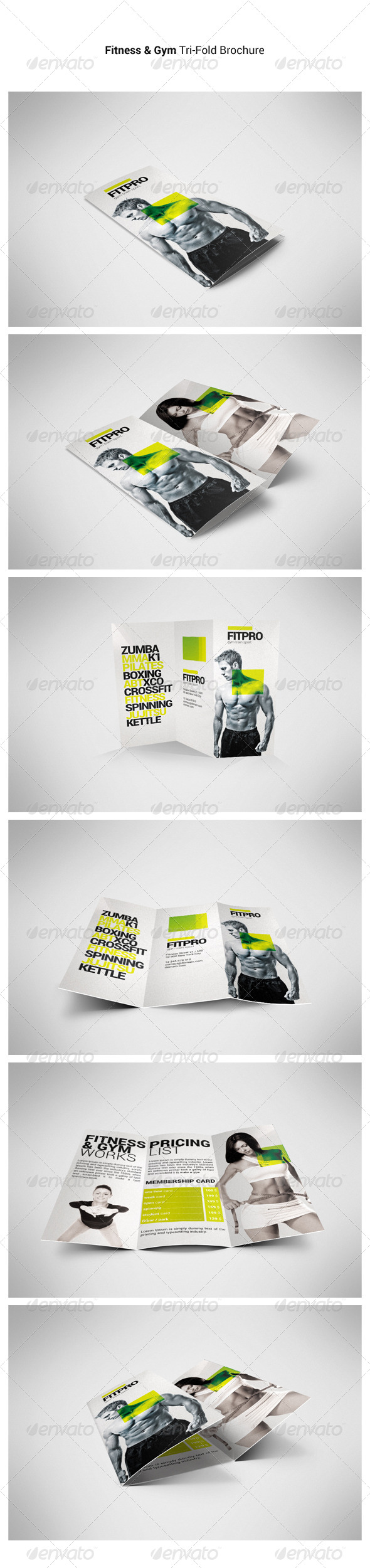 Fitness Tri-Fold Brochure