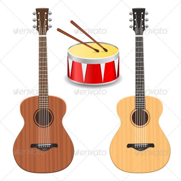 Two Guitars with Drum Two Guitars with Drum