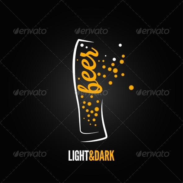 Beer Glass Bubbles Splash Menu Background Beer Glass Bubbles Splash Menu Background