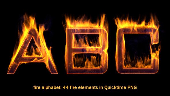 Fire Alphabet Fire Alphabet