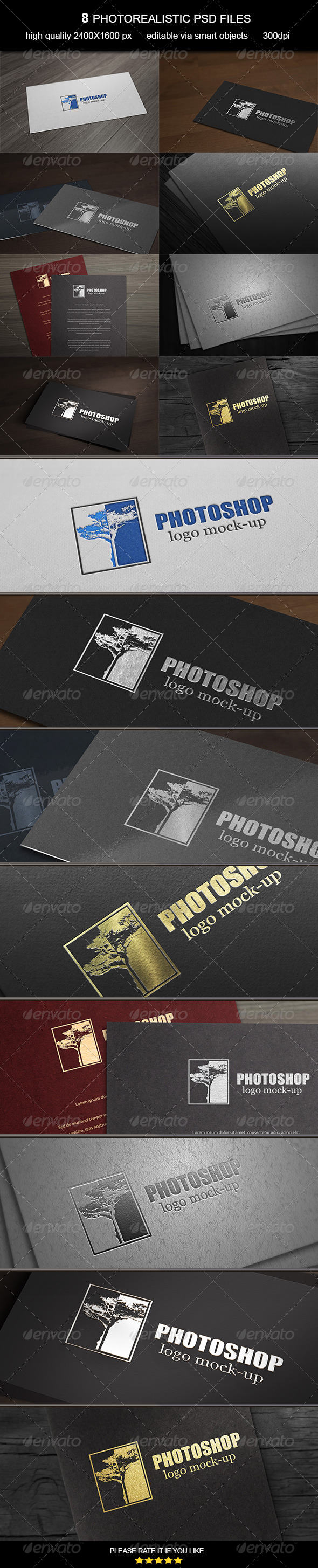 Card Logo Mock-Up Card Logo Mock-Up