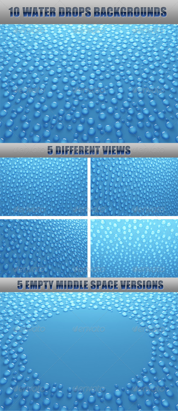 Water Drops Backgrounds No.1 Water Drops Backgrounds No.1