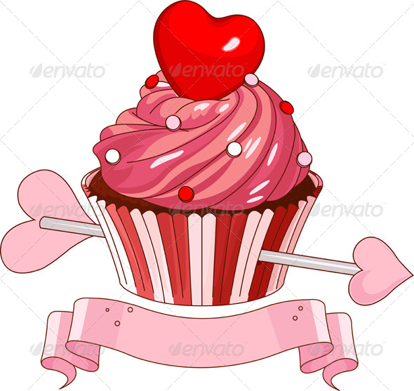 Valentine Cupcake Valentine Cupcake