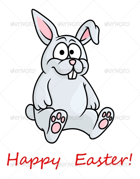 Little Grey Easter Bunny Little Grey Easter Bunny