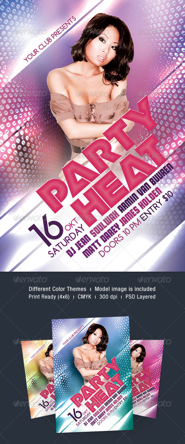 Party Heat Flyer - Clubs & Parties Events