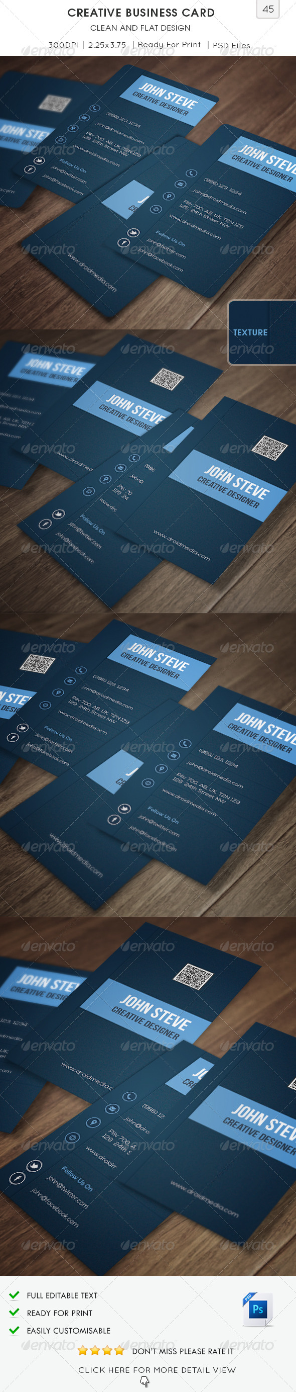 Creative Business Card v45 Creative Business Card v45
