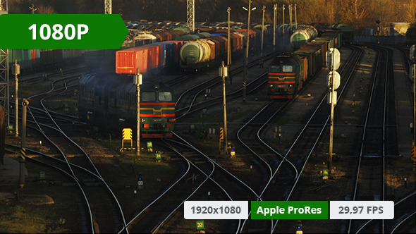 Cargo Train Arriving Cargo Train Arriving