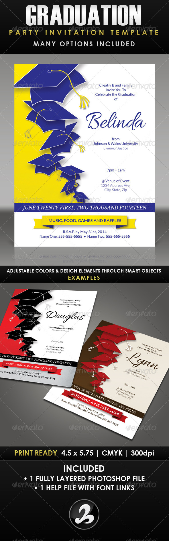 Graduation Party Invitation Template 1 Graduation Party Invitation Template 1