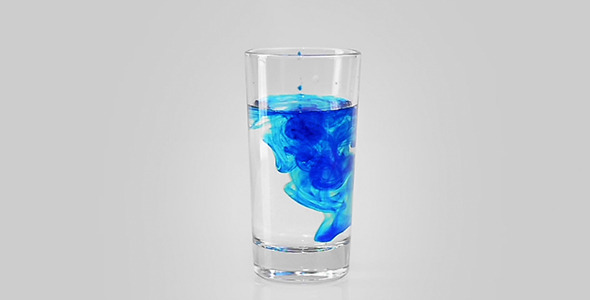 Blue Drop In Water Blue Drop In Water