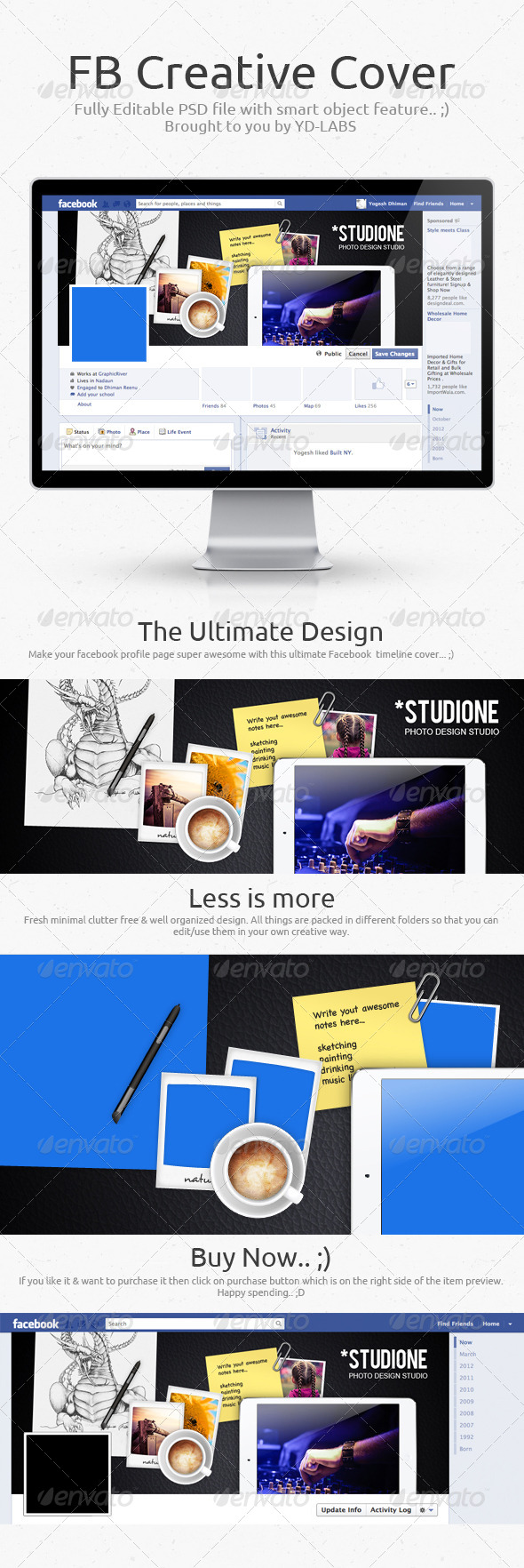 FB Creative Cover - Facebook Timeline Covers Social Media