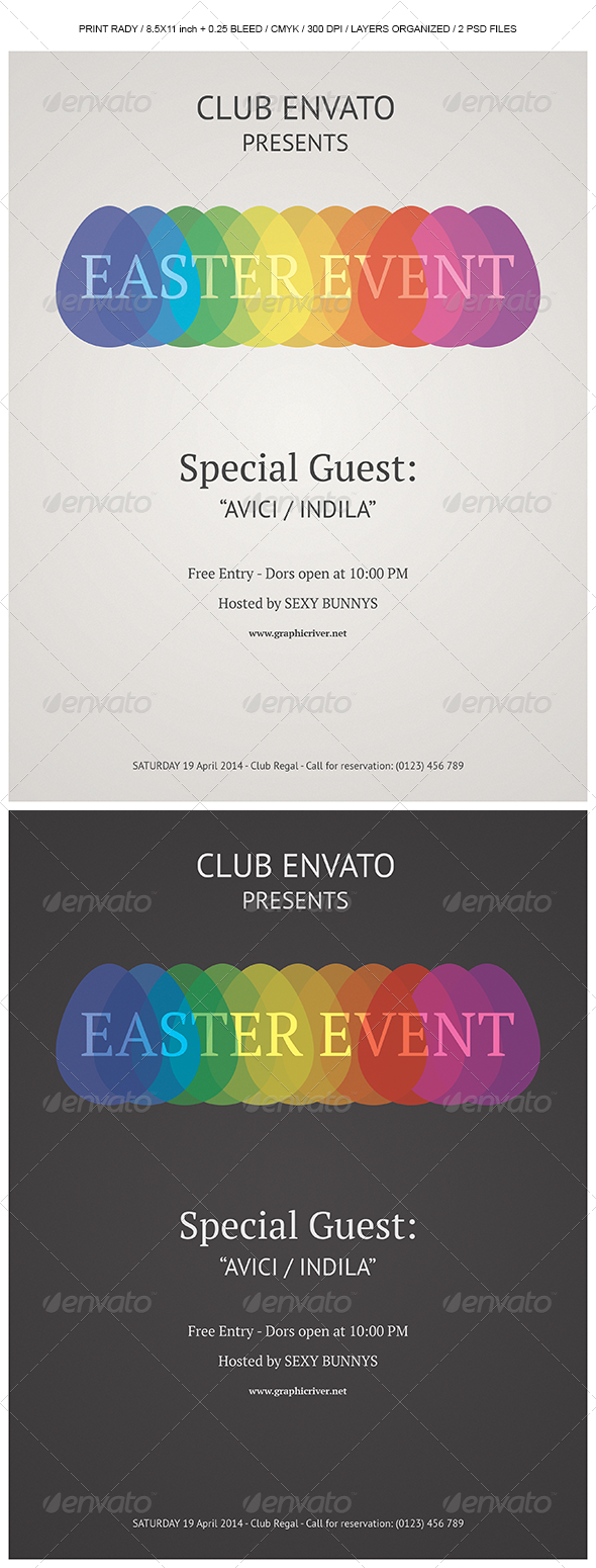 Easter Event Poster Flyer Easter Event Poster Flyer