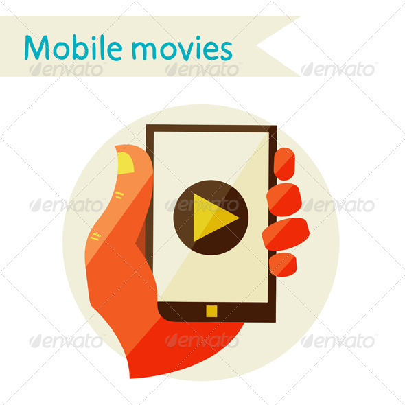 Creative Concept With Video Player Creative Concept With Video Player