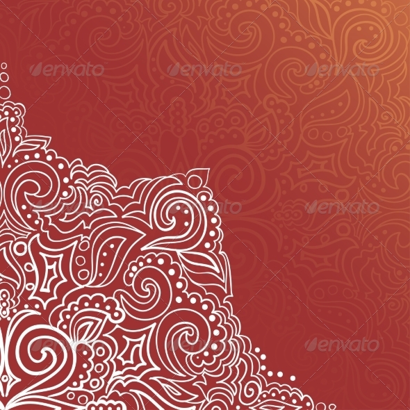 Background with Lace Ornament Background with Lace Ornament