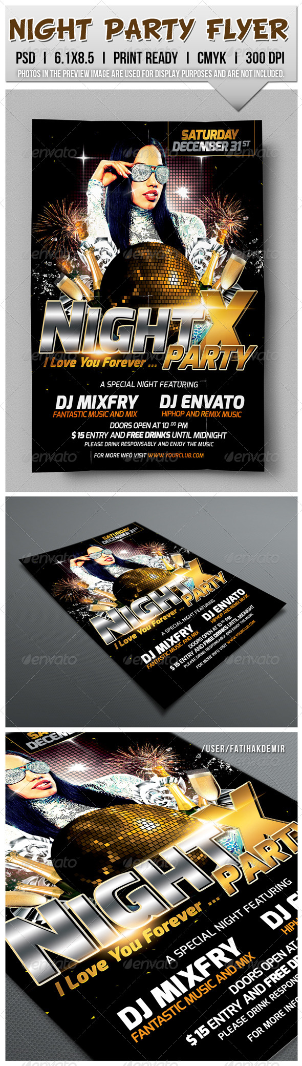 NightX Party Flyer NightX Party Flyer